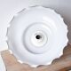 Large vintage pendant light in Massive white opaline - up and down system