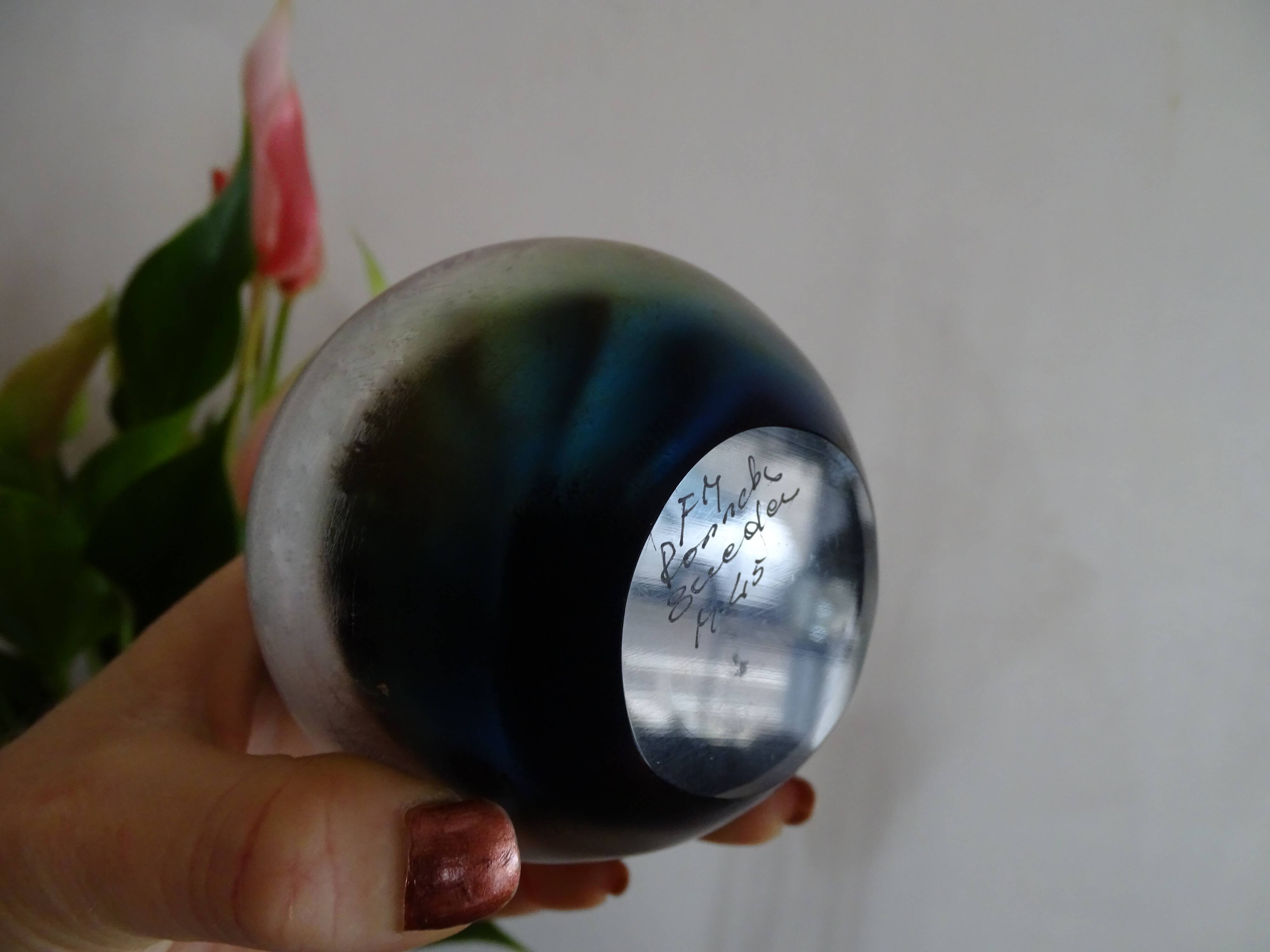 Multicolor multicolor iridescent glass ball paper press