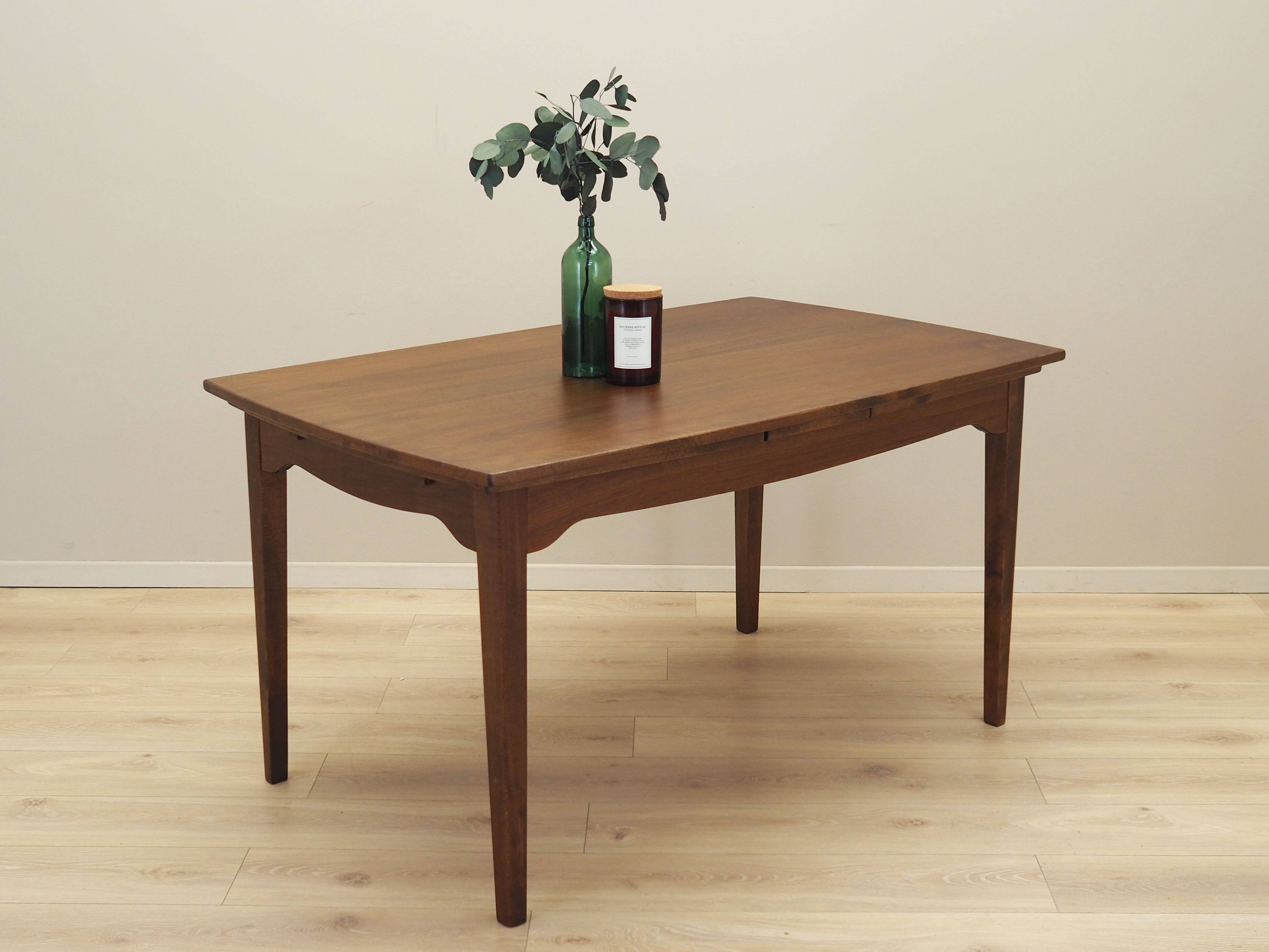 Walnut table, Danish design, 1970s, production: Denmark