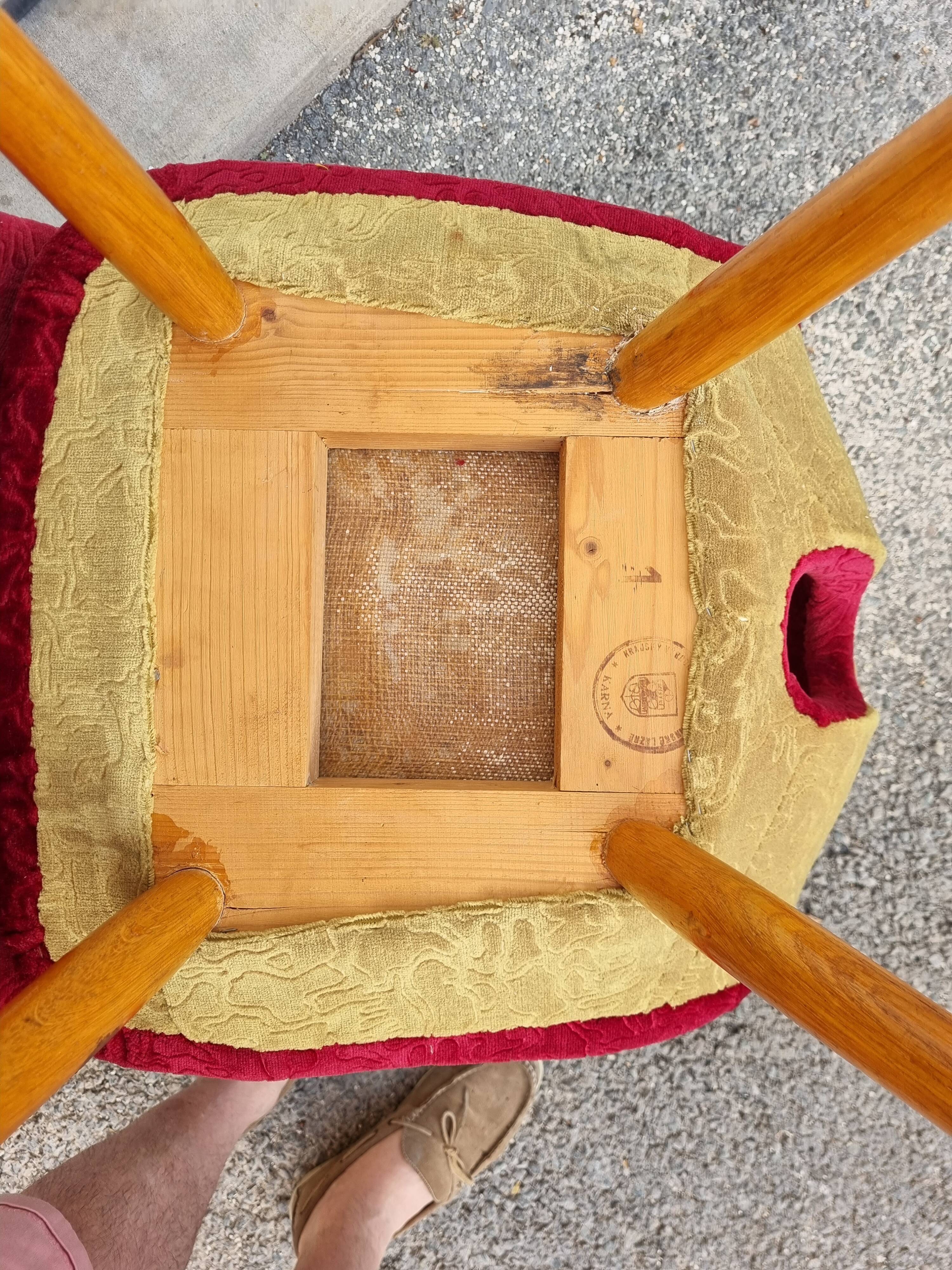 4 Miroslav Navratil chairs from 1970