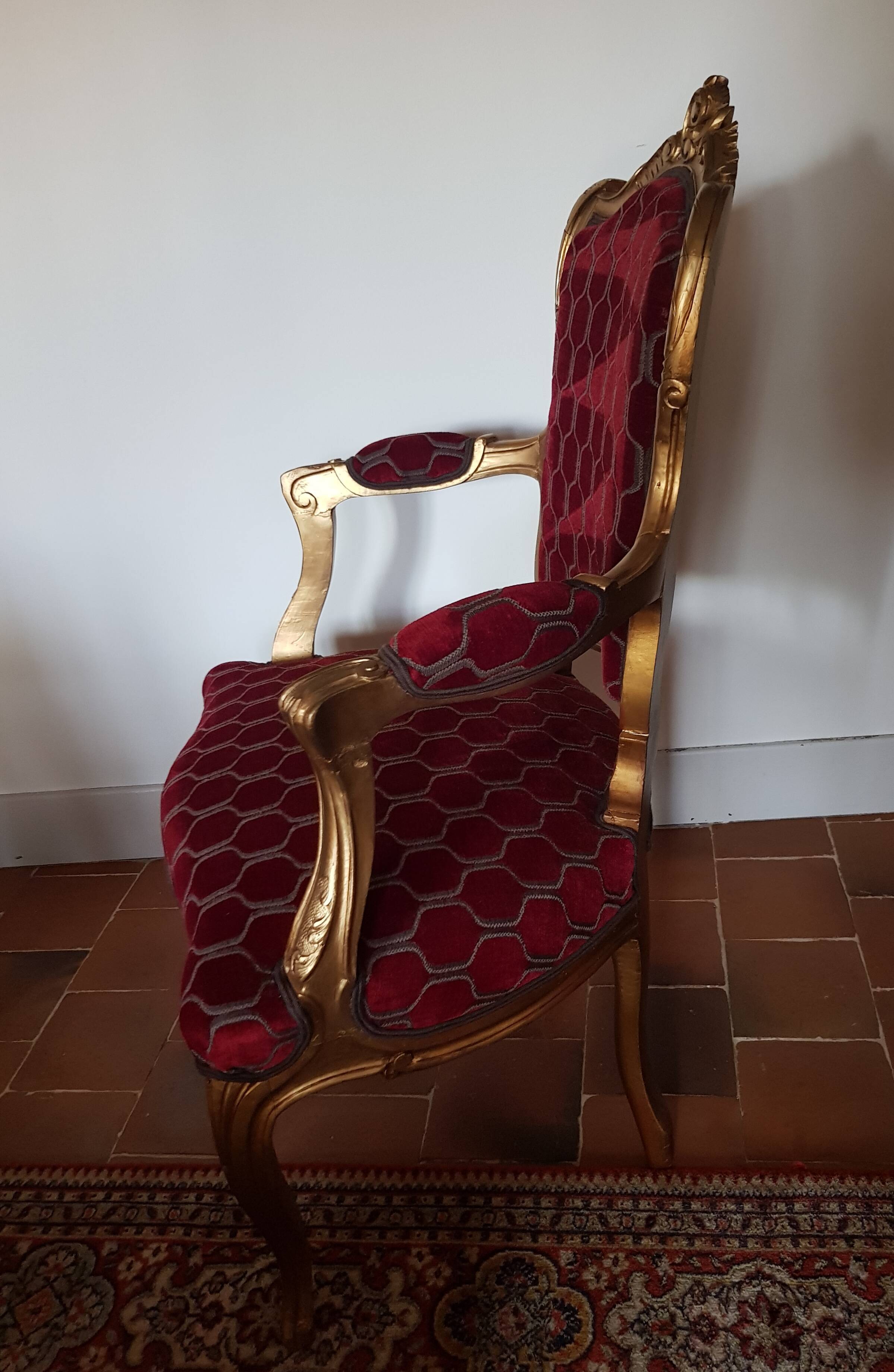 Armchair louis xv