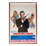 Affiche cinéma "Bons baisers de Russie" James Bond, Sean Connery 70's