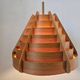 Rare Midcentury Large Wooden Pendant, Hans-Agne Jakobsson, Sweden, 1960s
