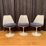 Set of three Tulip chairs, Rudi Bonzanini, Italy, 1970s