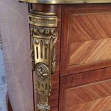 Louis XV Marquetry Bar Cabinet