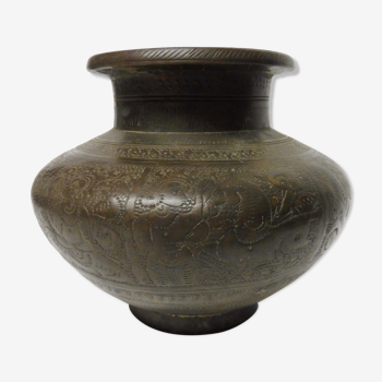 Ancien vase bronze chine xixème siècle