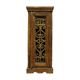 Vintage Indian Cabinet with Iron Railway Insert Door, Narrow Drinks Cabinet, No2