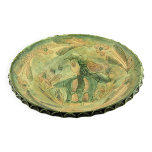Coupe creuse en grès,