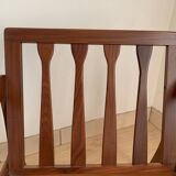 Scandinavian armchair in solid teak