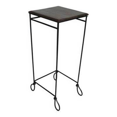 Support à plantes / table d'appoint en fer forgé