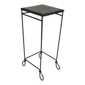 Wrought iron plant stand / side table