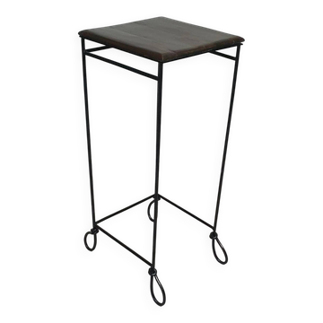 Support à plantes / table d'appoint en fer forgé