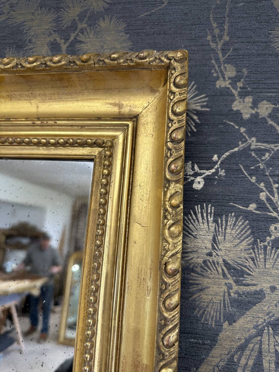 Miroir époque XIX 40 x 48