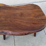 Vintage solid ornate coffee table