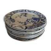 Creil montereau Japan plates