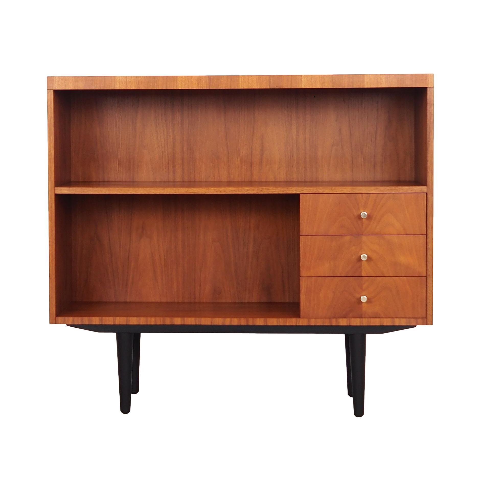 Teak bookcase, Swedish design, 1970s, production: GDR