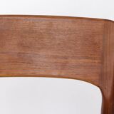 Ensemble de 4 chaises en teck Henning Kjærnulf – Design danois des années 1960 pour KS Møbler