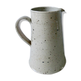 Sandstone pitcher, signed, 70-80s