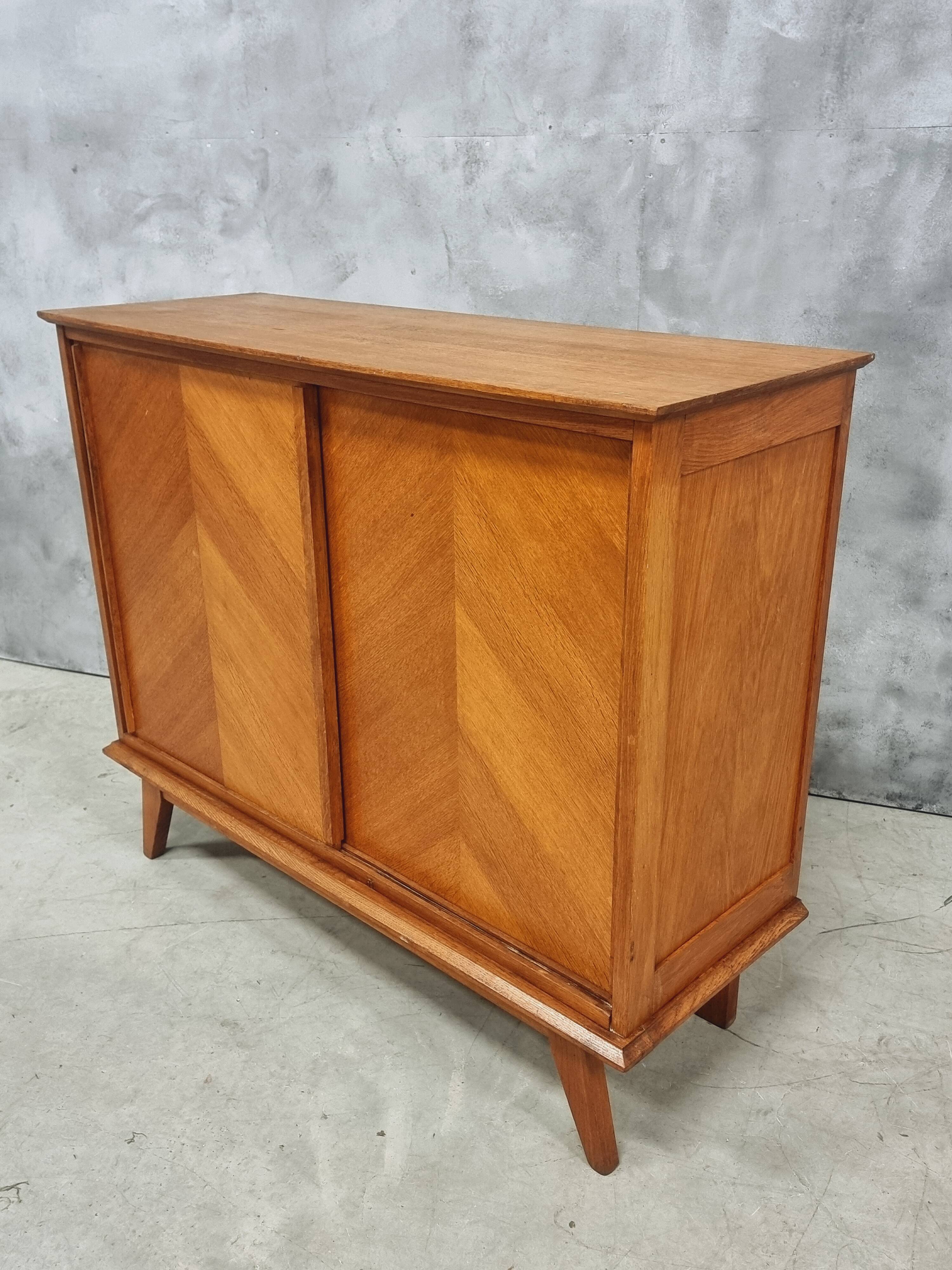 Scandinavian vintage highboard sideboard