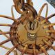 70s rattan pendant light