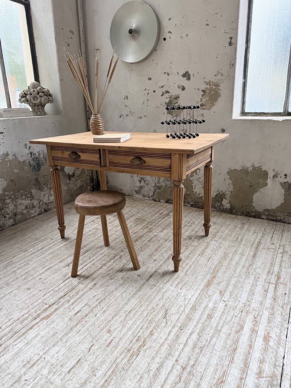 1950s pine desk