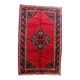 Handmade vintage Persian Hamadan rug 136cm x 210cm, 1960s