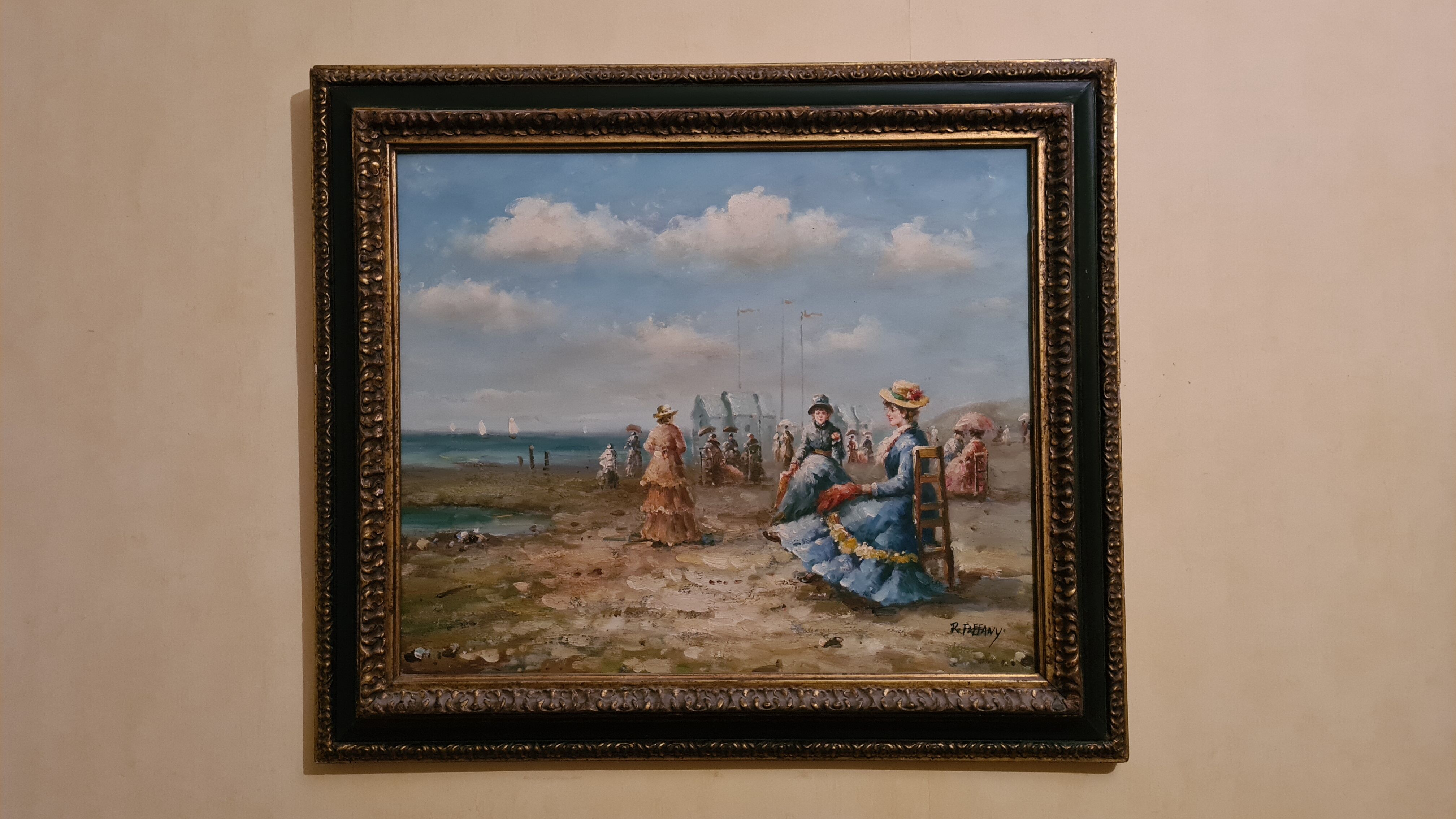 Romantic vintage painting