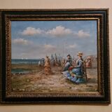 Romantic vintage painting