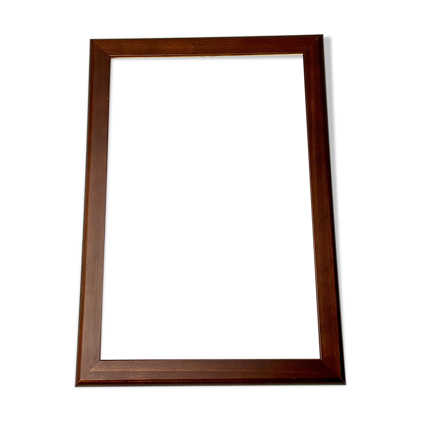 Dark wood frame