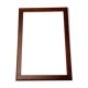 Dark wood frame