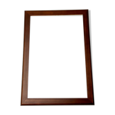 Dark wood frame