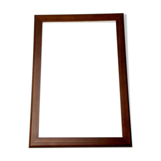 Dark wood frame