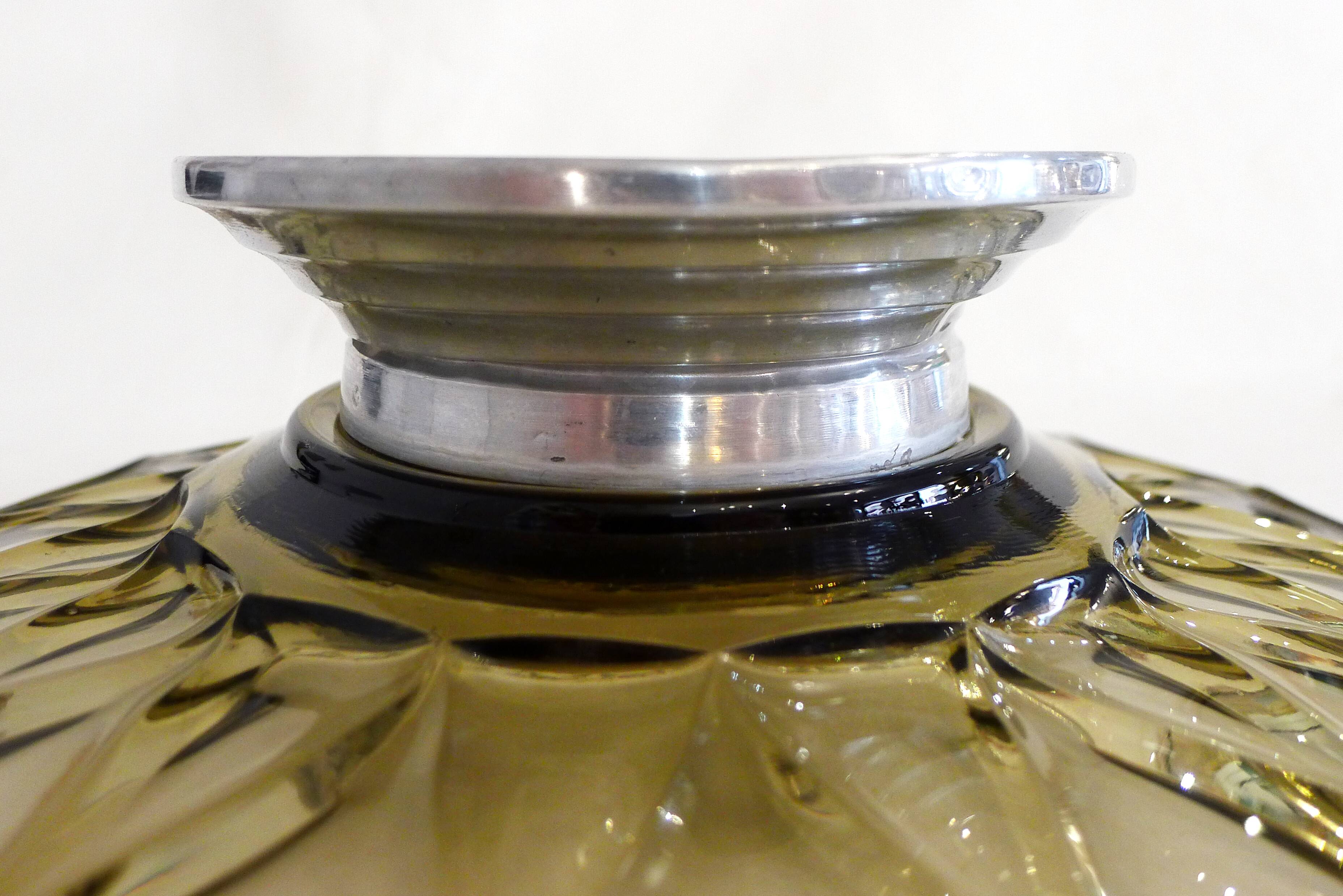 Art Deco footed coupe dish