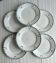 Lot de 6 assiettes plates en terre de fer