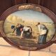 Old painting Oil on canvas "Les Glaneuses" by Jean-François Millet