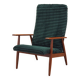 Velour armchair, Danish design, 1970s, production: Denmark