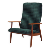 Velour armchair, Danish design, 1970s, production: Denmark