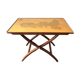 Mahogany boat folding table