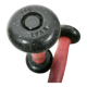 Pair of vintage dumbbells in cast iron and wood