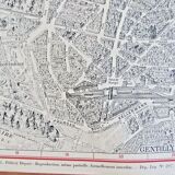 Map of Paris - Peltier Blondel La Rougery