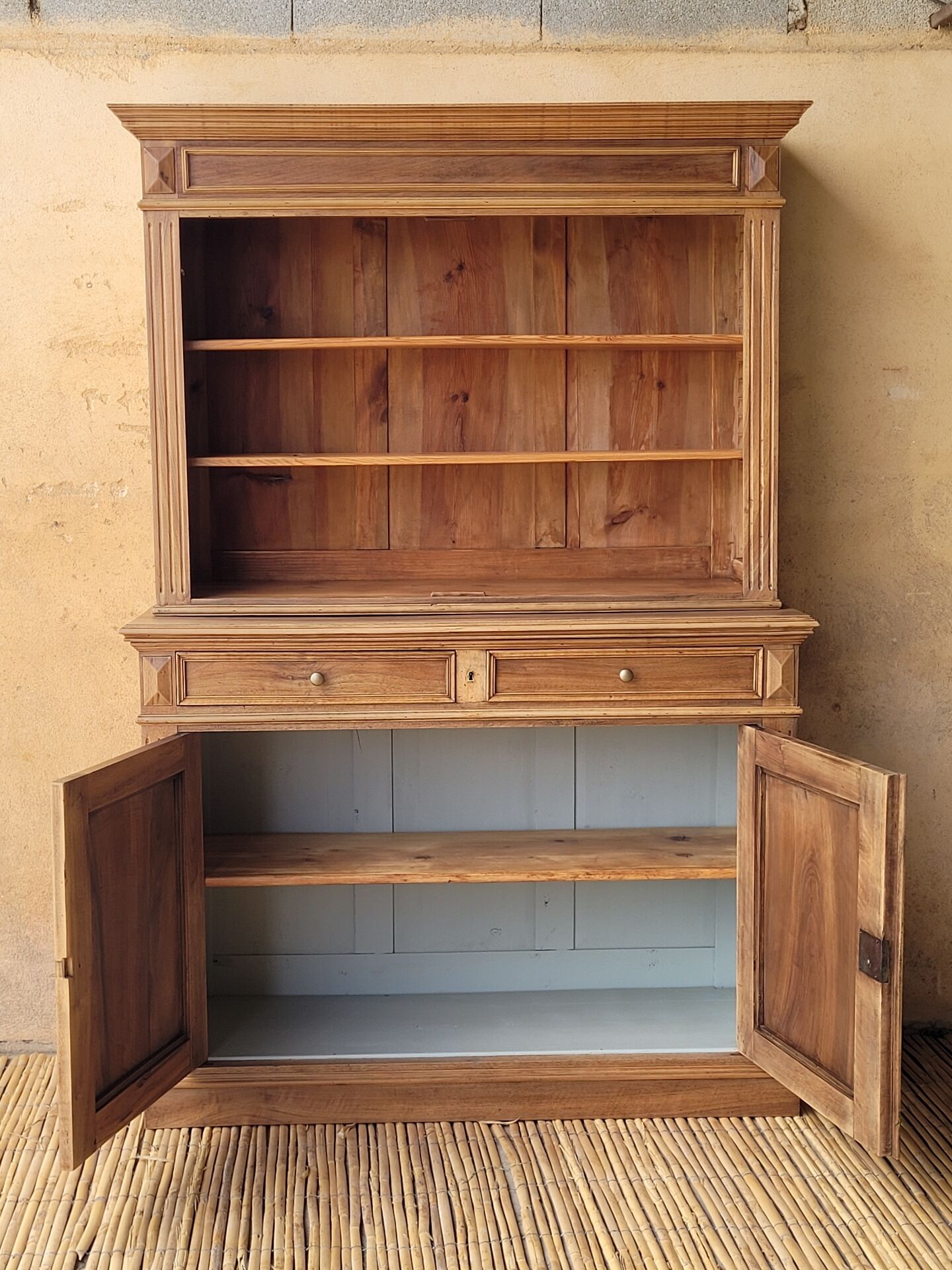 Solid walnut dresser - renovated