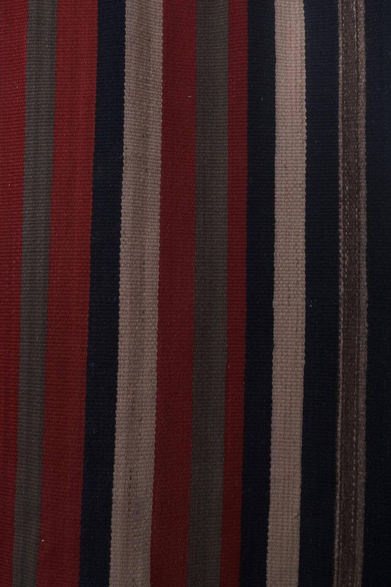 Vintage Turkish kilim handwoven 281x290 cm