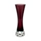Ingrid Glashütte "Lord Nelson" burgundy vase, Germany 1960s