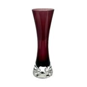 Ingrid Glashütte "Lord Nelson" burgundy vase, Germany 1960s