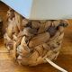Lamp, natural weaving in water hyacinth fibre.