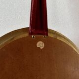 Small vintage wall mirror in gold painted wood