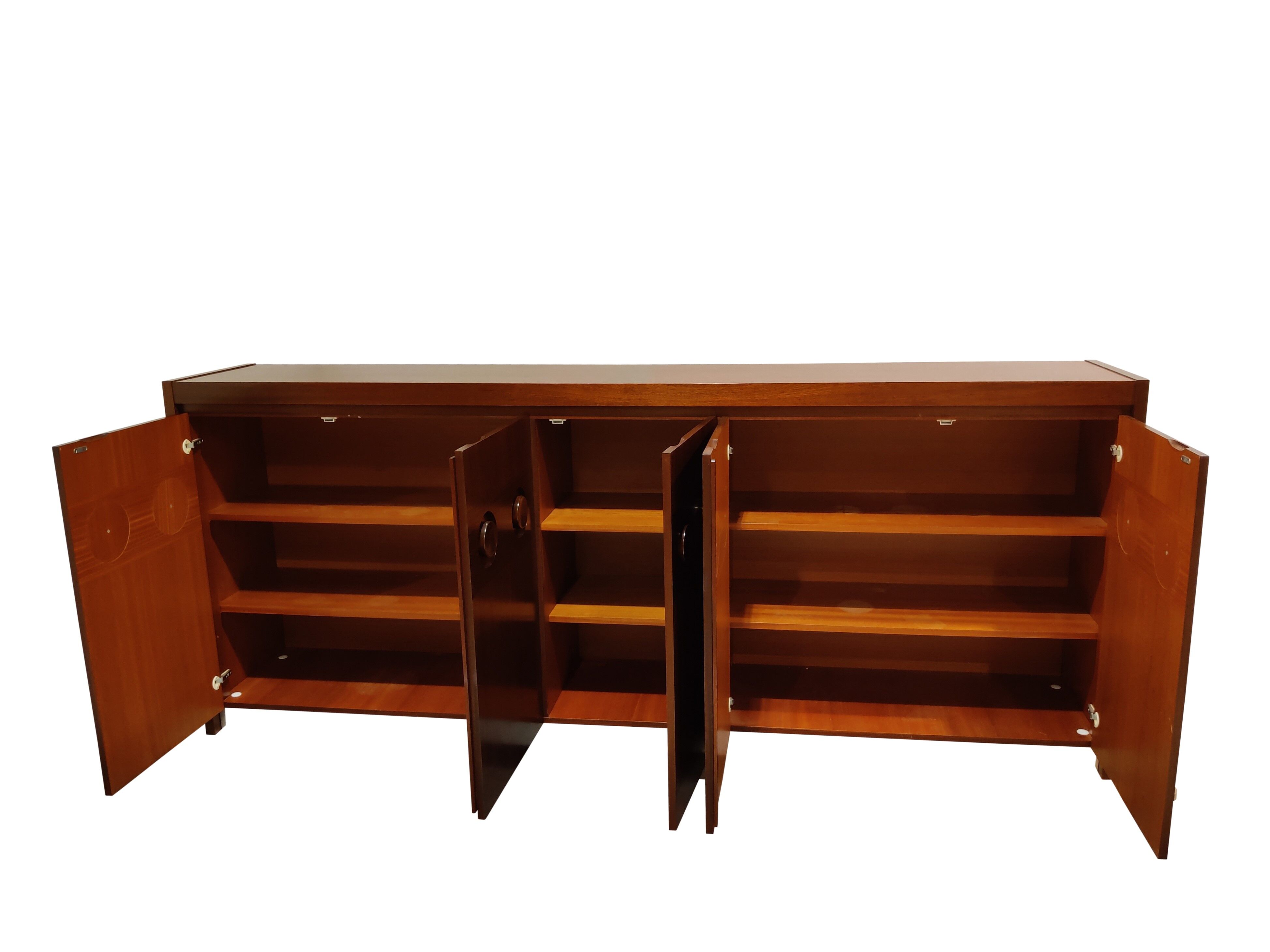 Graphical brutalist credenza, 1970s