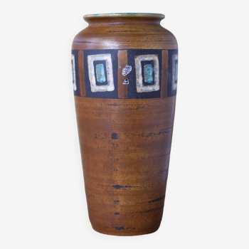 Vase céramique, vase jasba Keramik west Germany, modèle 127-25, pot à fleurs, collection