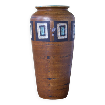 Ceramic vase, jasba vase Keramik west Germany, model 127-25, flower pot, collection