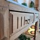 Bathroom cabinet with marble top in Henri II style